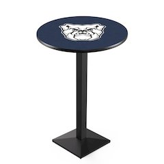 L217 Butler University 36" Tall - 36" Top Pub Table with Black Wrinkle Finish