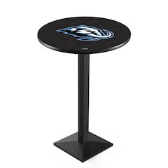 L217 Utah Mammoth 36" Tall - 36" Top Pub Table with Black Wrinkle Finish