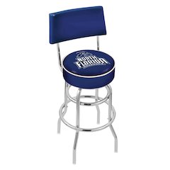 30" L7C4 - Chrome Double Ring North Florida Swivel Bar Stool with a Back by Holland Bar Stool Company