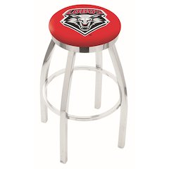 36" L8C2C - Chrome New Mexico Swivel Bar Stool with Accent Ring by Holland Bar Stool Company