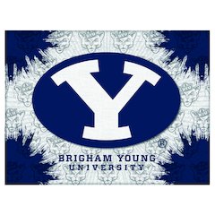 Brigham Young 24" x 32" Officially Licensed Logo Canvas