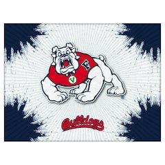Fresno State 24" x 32" Officially Licensed Logo Canvas