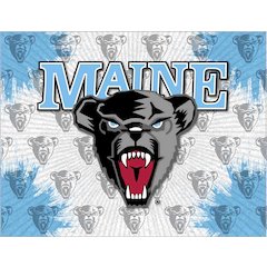 Maine 24" x 32" Officially Licensed Logo Canvas