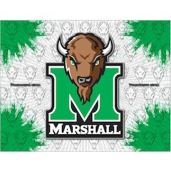 Marshall 24" x 32" Officially Licensed Logo Canvas