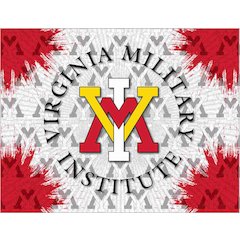 Virginia Military Institute 24" x 32" Officially Licensed Logo Canvas