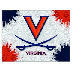 Virginia 24" x 32" Officially Licensed Logo Canvas