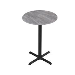 36" Tall OD211 Indoor/Outdoor All-Season Table with 36" Diameter Greystone Top