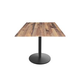 30" Tall OD214 Indoor/Outdoor All-Season Table with 36" x 36" Rustic Top