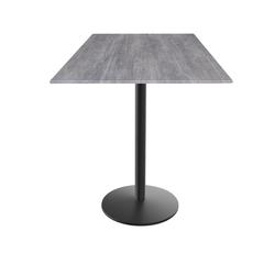 36" Tall OD214 Indoor/Outdoor All-Season Table with 36" x 36" Greystone Top