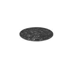 36" Diameter Black Marble, Indoor/Outdoor All-Season EuroSlim Table Top