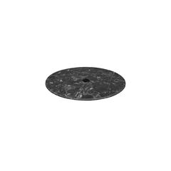 36" Diameter Black Marble, Indoor/Outdoor All-Season EuroSlim Table Top with Umbrella Hole