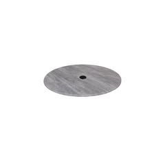 36" Diameter Greystone, Indoor/Outdoor All-Season EuroSlim Table Top with Umbrella Hole