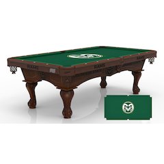 Colorado State University 8' Pool Table with a Navajo Finish