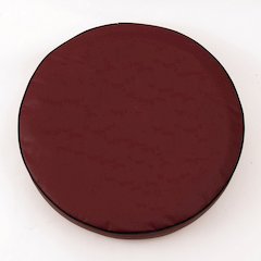 Plain Burgundy Tire Cover