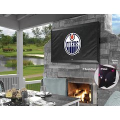 Edmonton Oilers TV Cover (TV sizes 40"-46") by Covers by HBS