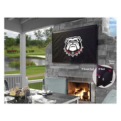 Georgia "Bulldog" TV Cover (TV sizes 40"-46") by Covers by HBS