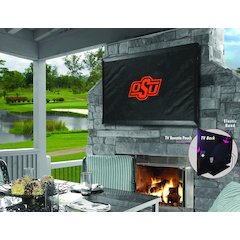 Oklahoma State TV Cover (TV sizes 40"-46") by Covers by HBS