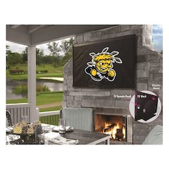 Wichita State TV Cover (TV sizes 40"-46") by Covers by HBS
