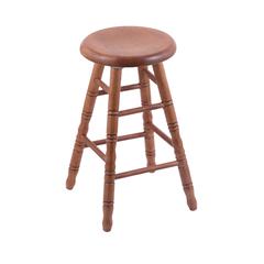 XL Oak Bar Stool in Medium Finish