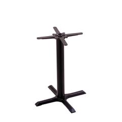 211 Black Cast Iron Table Height Base with 22" x 22" X-Style Foot