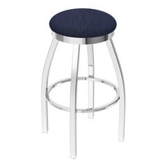 802 Misha 36" Swivel Extra Tall Bar Stool with Chrome Finish and Graph Anchor Seat