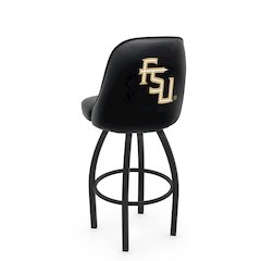 Logo Grizzly Florida State (Script) Swivel Bar Stool