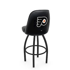 Logo Grizzly Philadelphia Flyers Swivel Bar Stool w/Black Background