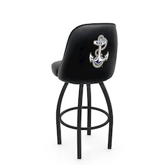 Logo Grizzly US Naval Academy (NAVY) Swivel Bar Stool