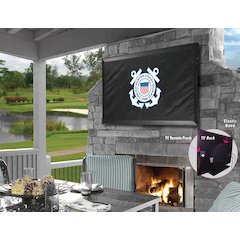 U.S. Coast Guard TV Cover (TV sizes 50"-56") by Covers by HBS