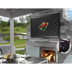 Minnesota Wild TV Cover (TV sizes 50"-56") by Covers by HBS