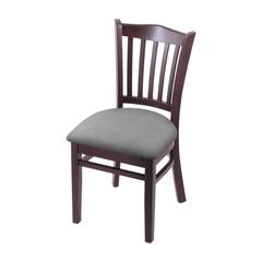 3120 18" Chair with Dark Cherry Finish and Canter Folkstone Grey Seat