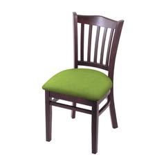 3120 18" Chair with Dark Cherry Finish and Canter Kiwi Green Seat