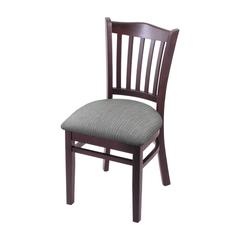 3120 18" Chair with Dark Cherry Finish and Graph Alpine Seat