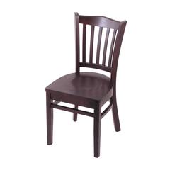 3120 18" Chair with Dark Cherry Finish and Dark Cherry Seat