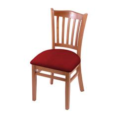 3120 18" Chair with Medium Finish and Graph Ruby Seat