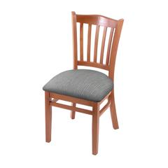 3120 18" Chair with Medium Finish and Graph Alpine Seat