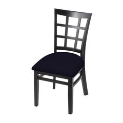 3130 18" Chair with Black Finish and Canter Twilight Seat