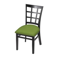 3130 18" Chair with Black Finish and Canter Kiwi Green Seat