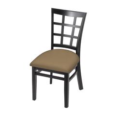 3130 18" Chair with Black Finish and Canter Sand Seat
