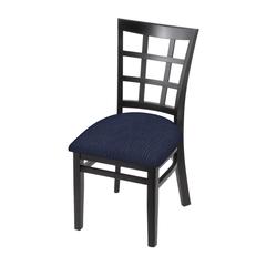 3130 18" Chair with Black Finish and Graph Anchor Seat