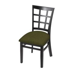 3130 18" Chair with Black Finish and Graph Parrot Seat