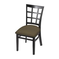 3130 18" Chair with Black Finish and Graph Cork Seat