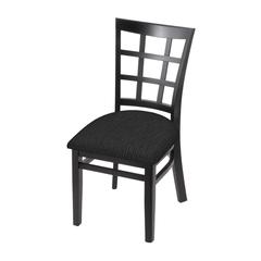 3130 18" Chair with Black Finish and Graph Coal Seat