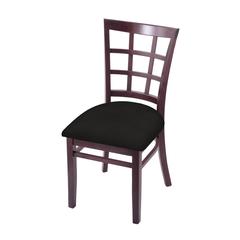 3130 18" Chair with Dark Cherry Finish and Canter Espresso Seat
