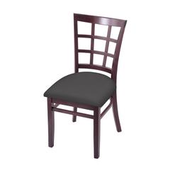 3130 18" Chair with Dark Cherry Finish and Canter Storm Seat