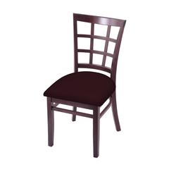 3130 18" Chair with Dark Cherry Finish and Canter Bordeaux Seat