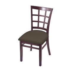 3130 18" Chair with Dark Cherry Finish and Canter Earth Seat