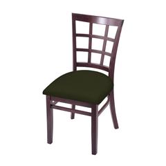 3130 18" Chair with Dark Cherry Finish and Canter Pine Seat