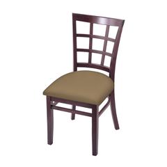 3130 18" Chair with Dark Cherry Finish and Canter Sand Seat