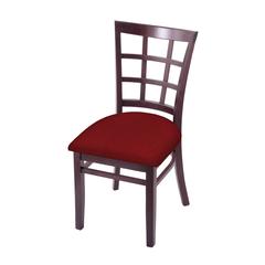 3130 18" Chair with Dark Cherry Finish and Graph Ruby Seat